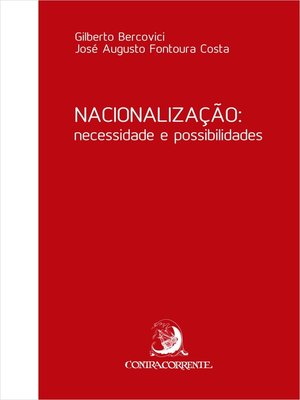 cover image of Nacionalização